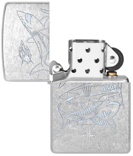  Зажигалка Zippo Guy Harvey с покрытием Street Chrome