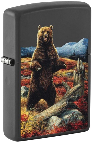  Зажигалка Zippo Linda Picken с покрытием Black Matte