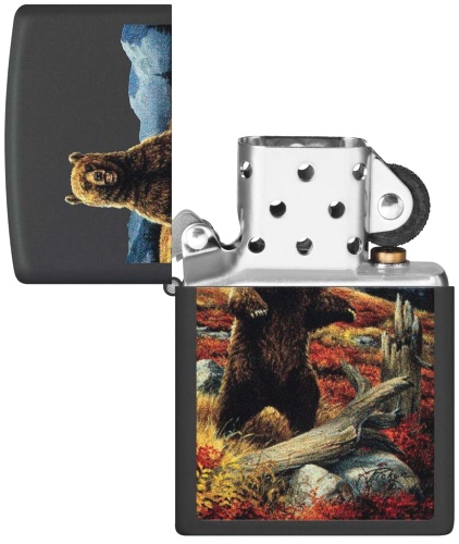  Зажигалка Zippo Linda Picken с покрытием Black Matte