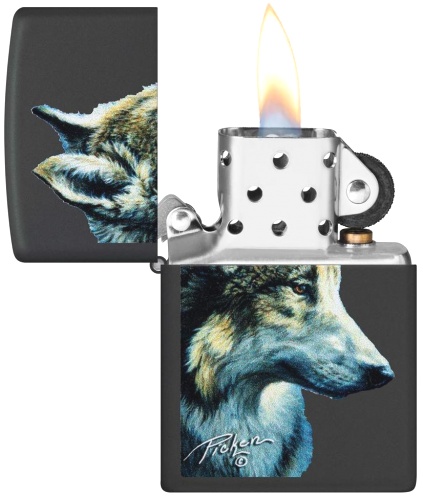  Зажигалка Zippo Linda Picken с покрытием Black Matte