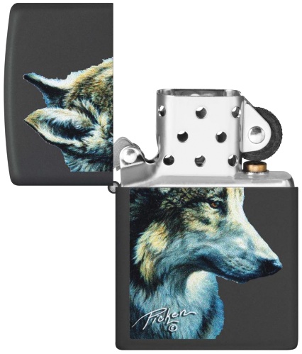  Зажигалка Zippo Linda Picken с покрытием Black Matte