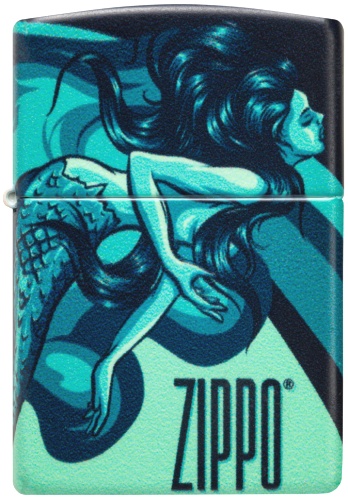  Зажигалка Zippo Mermaid Design с покрытием 540 Matte