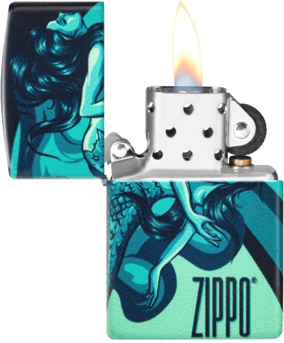  Зажигалка Zippo Mermaid Design с покрытием 540 Matte