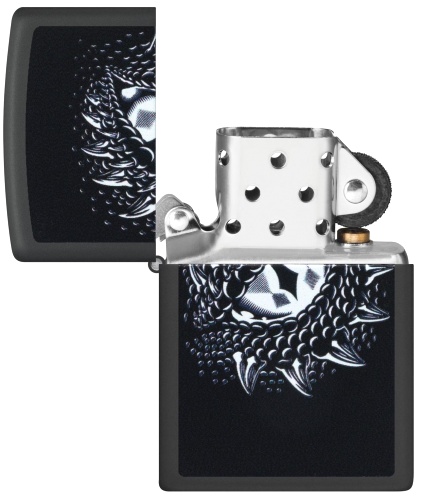  Зажигалка Zippo Dragon Eye с покрытием Black Light