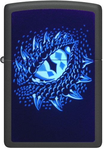  Зажигалка Zippo Dragon Eye с покрытием Black Light