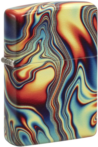  Зажигалка Zippo Swirl с покрытием Glow In The Dark Green