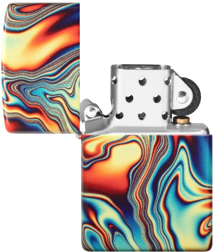  Зажигалка Zippo Swirl с покрытием Glow In The Dark Green