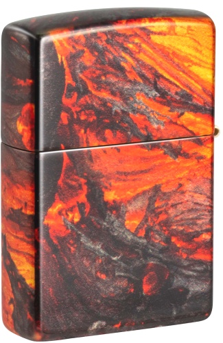  Зажигалка Zippo Lava Flow с покрытием 540 Tumbled Brass