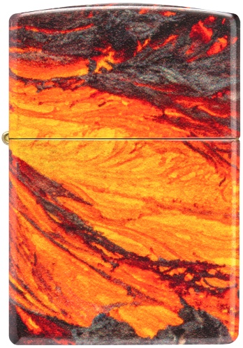  Зажигалка Zippo Lava Flow с покрытием 540 Tumbled Brass