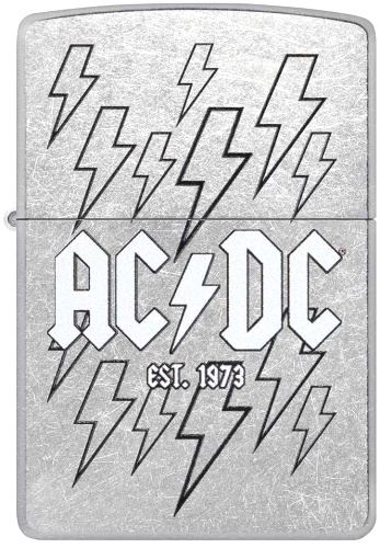  Зажигалка Zippo AC/DC с покрытием Street Chrome