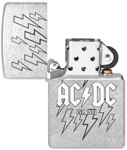  Зажигалка Zippo AC/DC с покрытием Street Chrome