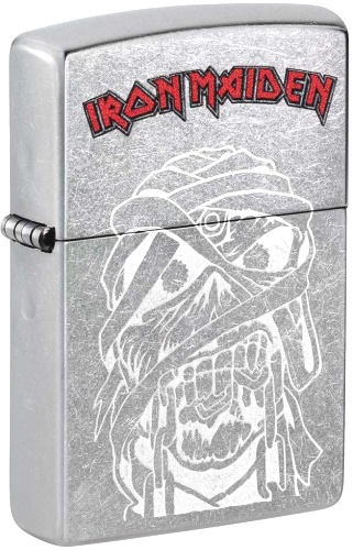  Зажигалка Zippo Iron Maiden с покрытием Street Chrome