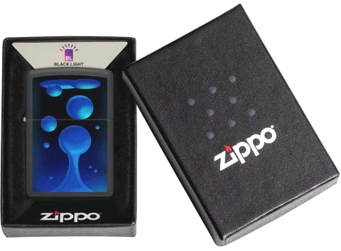  Зажигалка Zippo Lava Lamp с покрытием Black Light