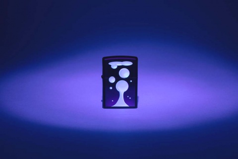  Зажигалка Zippo Lava Lamp с покрытием Black Light