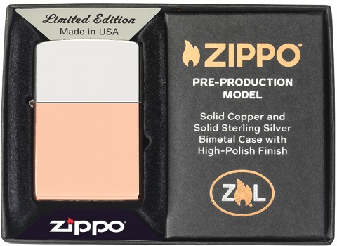  Зажигалка Zippo с двойным металлическим покрытием By Metal Case