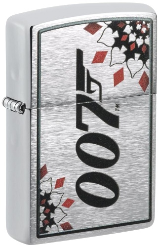  Зажигалка Zippo James Bond™ с покрытием Brushed Chrome