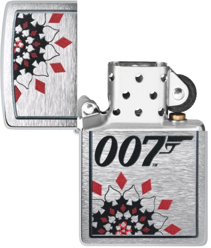  Зажигалка Zippo James Bond™ с покрытием Brushed Chrome