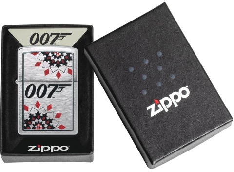  Зажигалка Zippo James Bond™ с покрытием Brushed Chrome