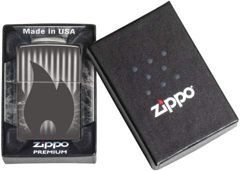  Зажигалка Zippo Classic с покрытием High Polish Black