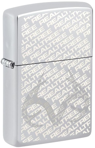  Зажигалка Zippo Reatree® с покрытием High Polish Chrome