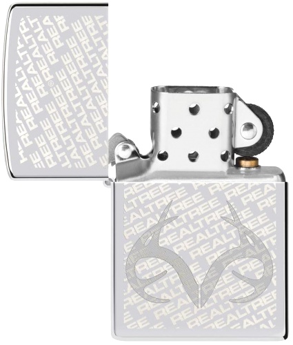  Зажигалка Zippo Reatree® с покрытием High Polish Chrome