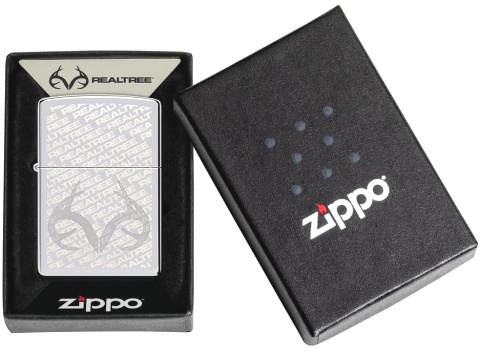  Зажигалка Zippo Reatree® с покрытием High Polish Chrome