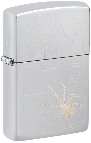  Зажигалка Zippo Spider Design с покрытием High Polish Chrome