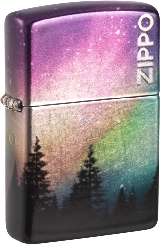  Зажигалка Zippo Colorful Sky с покрытием 540 Tumbled Chrome