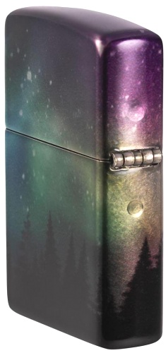  Зажигалка Zippo Colorful Sky с покрытием 540 Tumbled Chrome