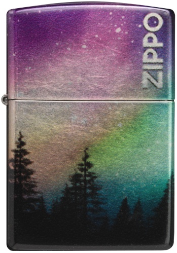  Зажигалка Zippo Colorful Sky с покрытием 540 Tumbled Chrome