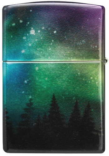  Зажигалка Zippo Colorful Sky с покрытием 540 Tumbled Chrome