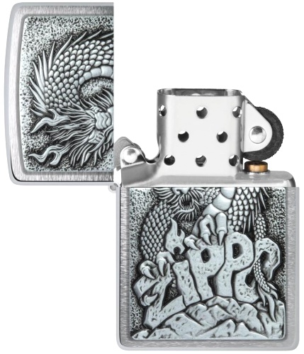  Зажигалка Zippo Classic с покрытием Brushed Chrome