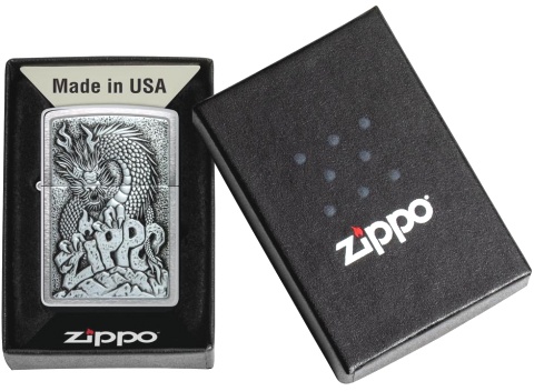  Зажигалка Zippo Classic с покрытием Brushed Chrome