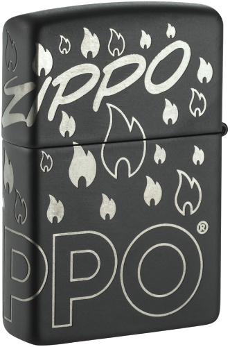  Зажигалка Zippo Classic с покрытием Black Matte