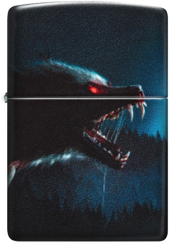  Зажигалка Zippo Horror Wolf с покрытием 540 Matte