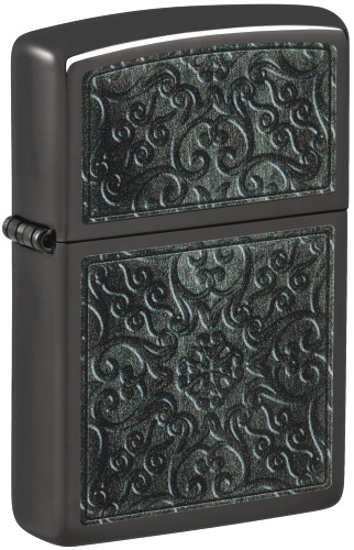  Зажигалка Zippo Pattern с покрытием High Polish Black