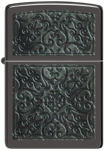  Зажигалка Zippo Pattern с покрытием High Polish Black