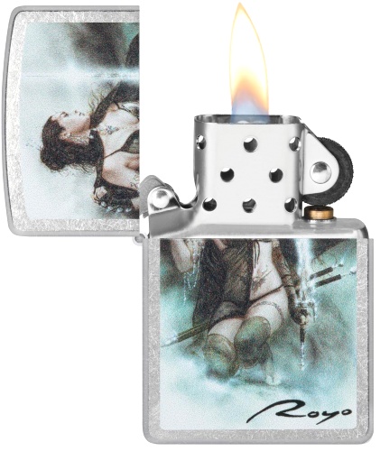  Зажигалка Zippo Luis Royo с покрытием Street Chrome