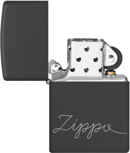  Зажигалка Zippo Classic с покрытием Black Matte