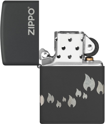  Зажигалка Zippo Classic с покрытием Black Matte