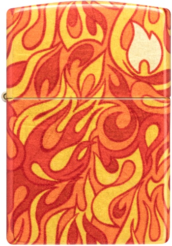  Зажигалка Zippo Fire с покрытием 540 Tumbled Brass