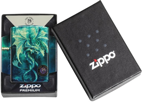  Зажигалка Zippo Anne Stokes с покрытием 540 Tumbled Brass