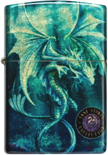  Зажигалка Zippo Anne Stokes с покрытием 540 Tumbled Brass