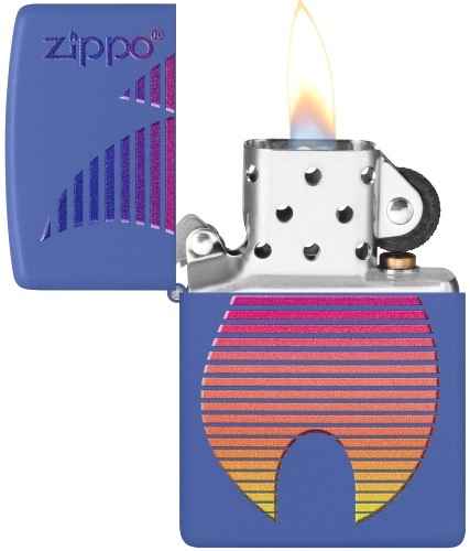  Зажигалка Zippo Classic с покрытием Royal Blue Matte