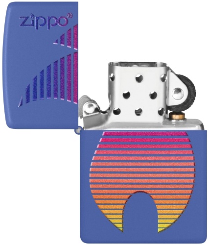  Зажигалка Zippo Classic с покрытием Royal Blue Matte