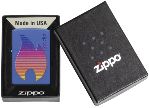  Зажигалка Zippo Classic с покрытием Royal Blue Matte