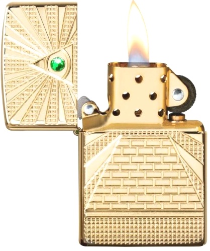  Зажигалка Zippo Armor™ с покрытием High Polish Brass