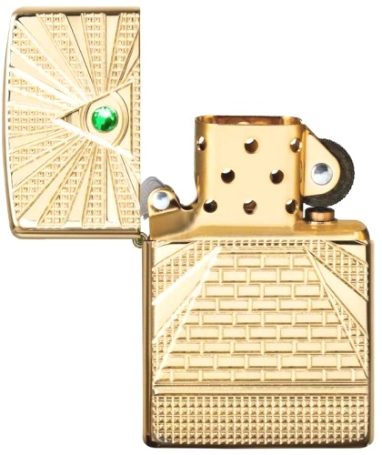  Зажигалка Zippo Armor™ с покрытием High Polish Brass