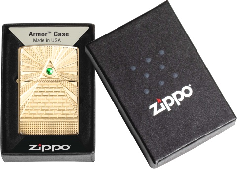  Зажигалка Zippo Armor™ с покрытием High Polish Brass