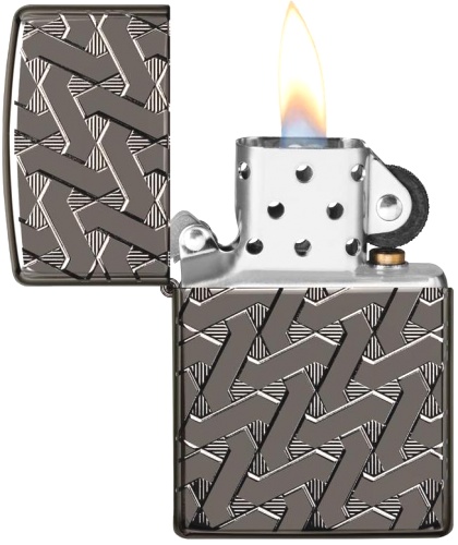  Зажигалка Zippo Armor™ с покрытием High Polish Black Ice®